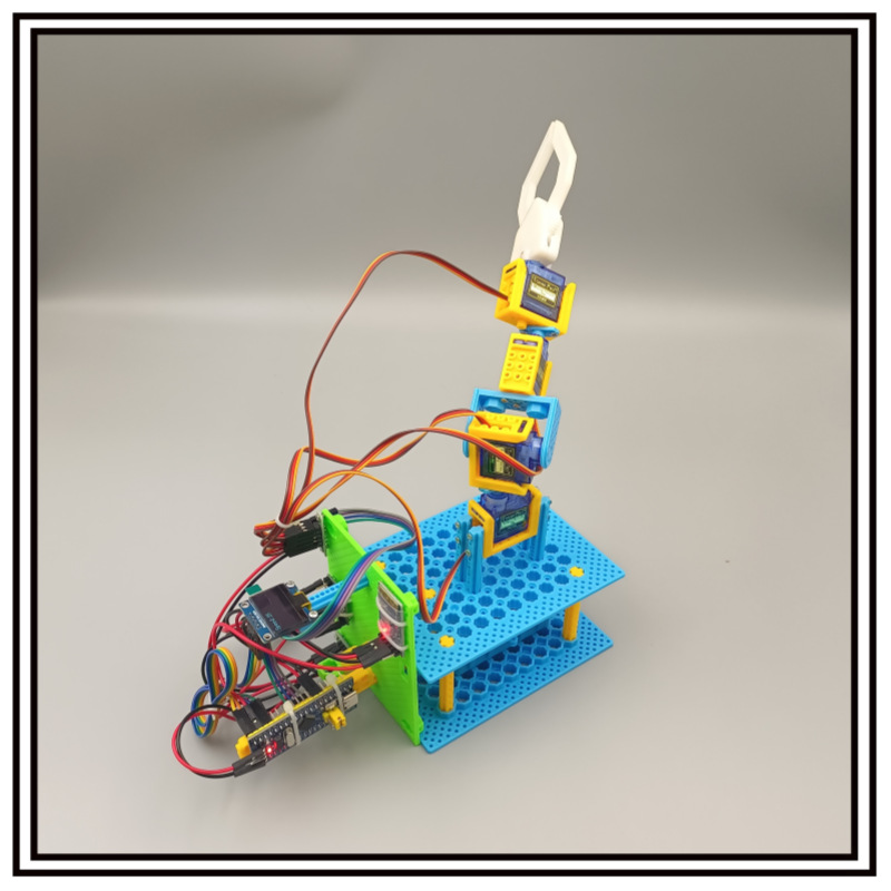 可编程三轴机械臂 STM32编程套件学生培训创客教育智能科技小制作详情图3