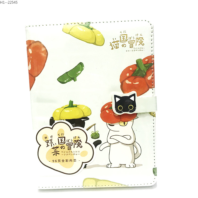 96页MCA502-0976C猫的冒险王国磁扣PU软笔记本详情图4