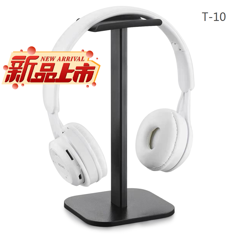 新款头戴式耳机支架 带灯桌面电脑金属展示架 挂耳式可拆卸挂架详情图1
