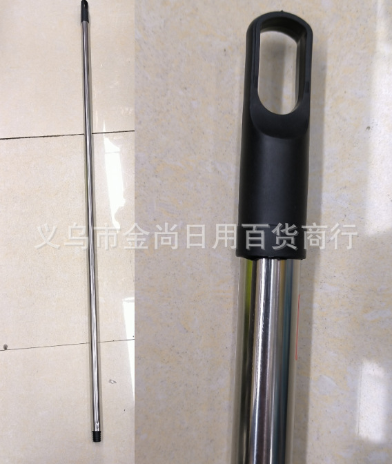 扫把杆子旋转不旋转手柄不锈钢直杆配意大利螺旋纹1.2米或1.3详情2